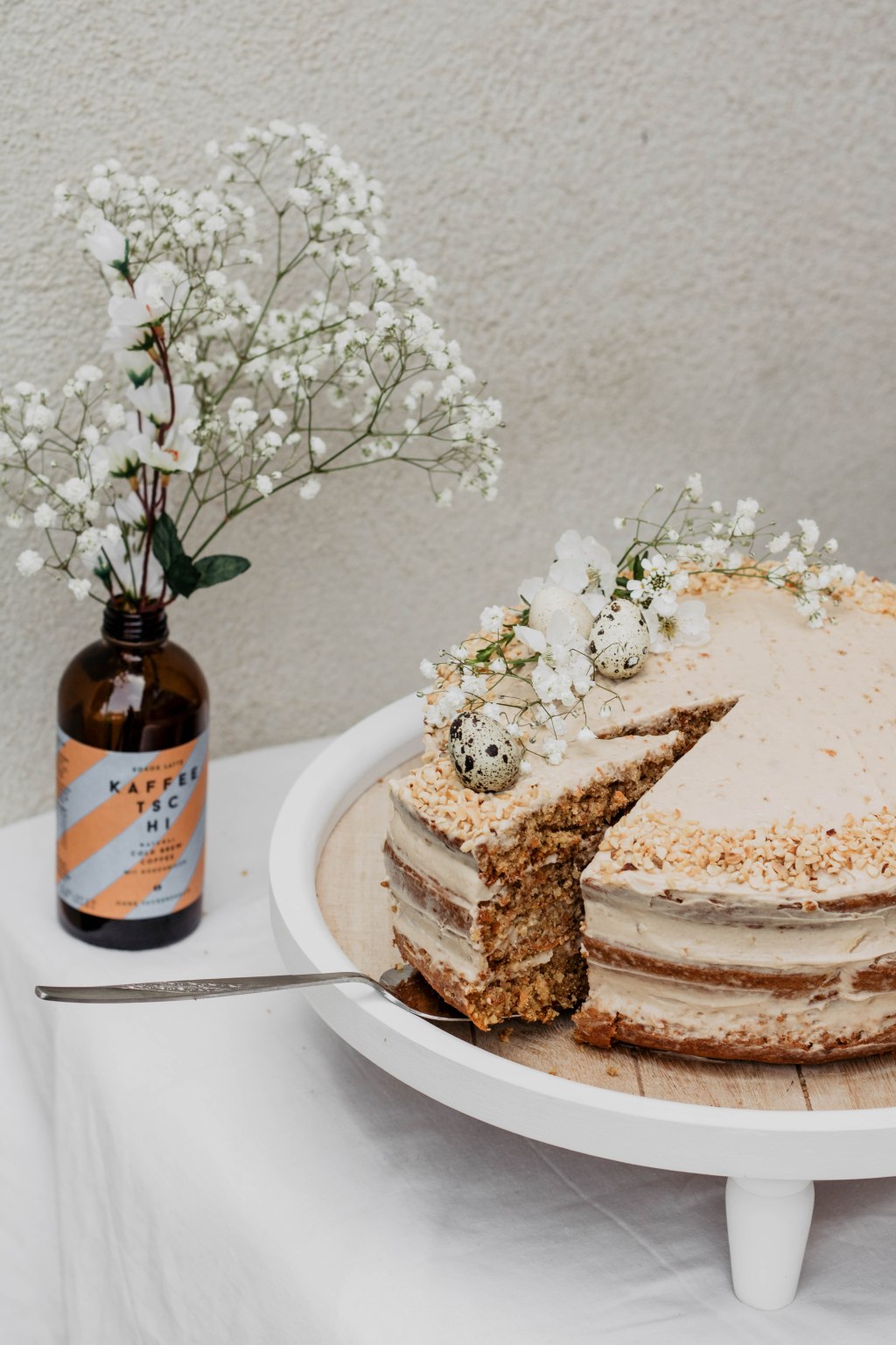 Naked Carrot Cake mit Kaffeetschi-Kokos Frosting&nbsp;🥕🥥
