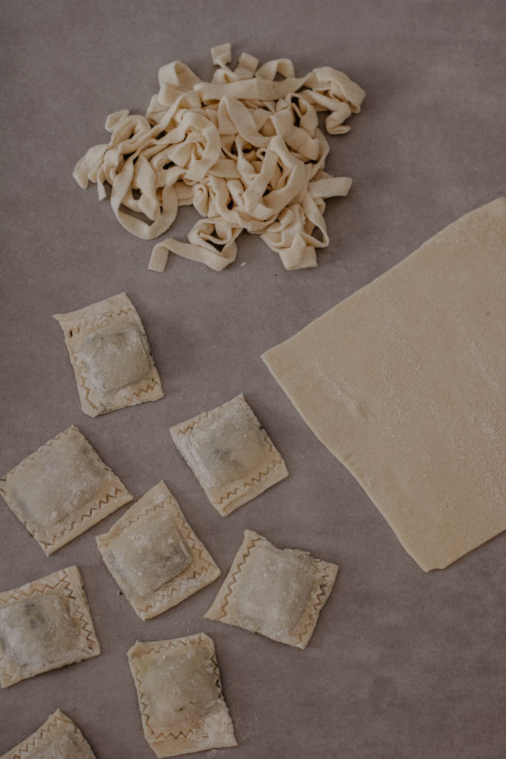 schnelle selbstgemachte Pasta, Lasagne &&nbsp;Ravioli