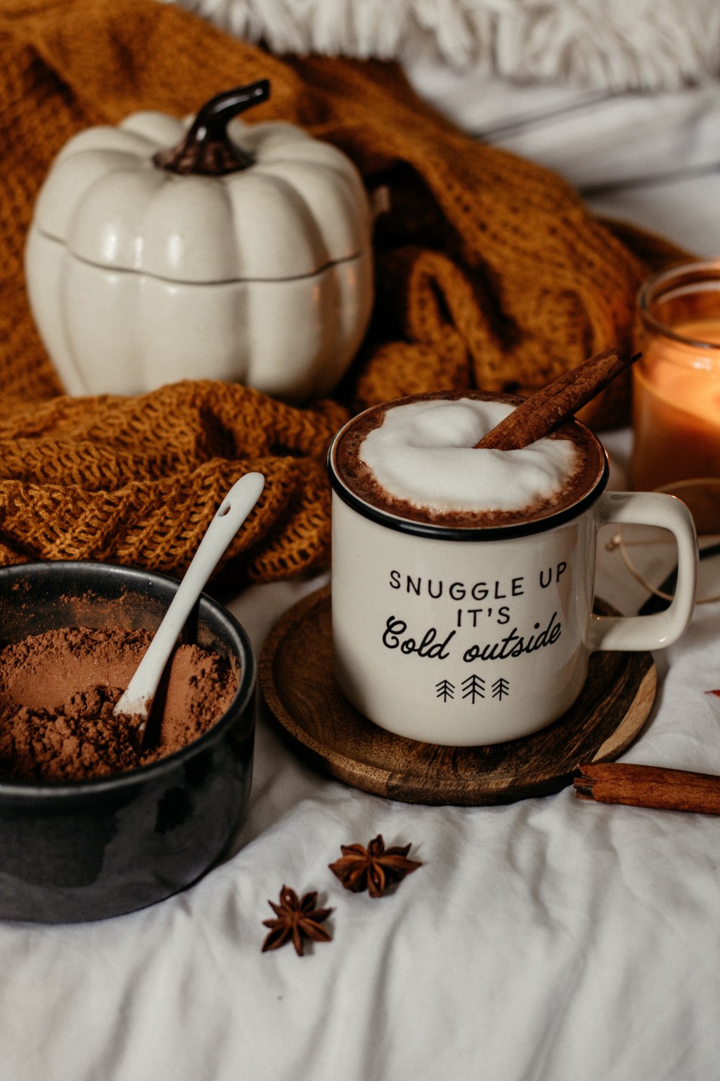 gesundes heiße Schokolade&nbsp;Pulver