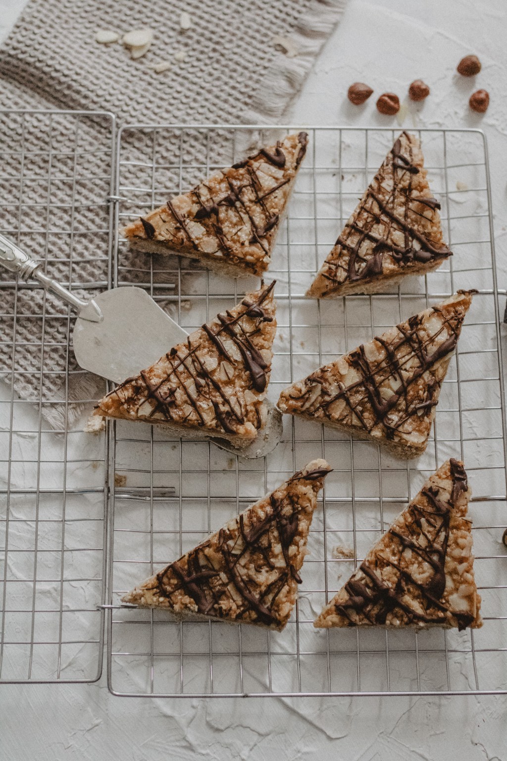 gesunde vegane Nussecken