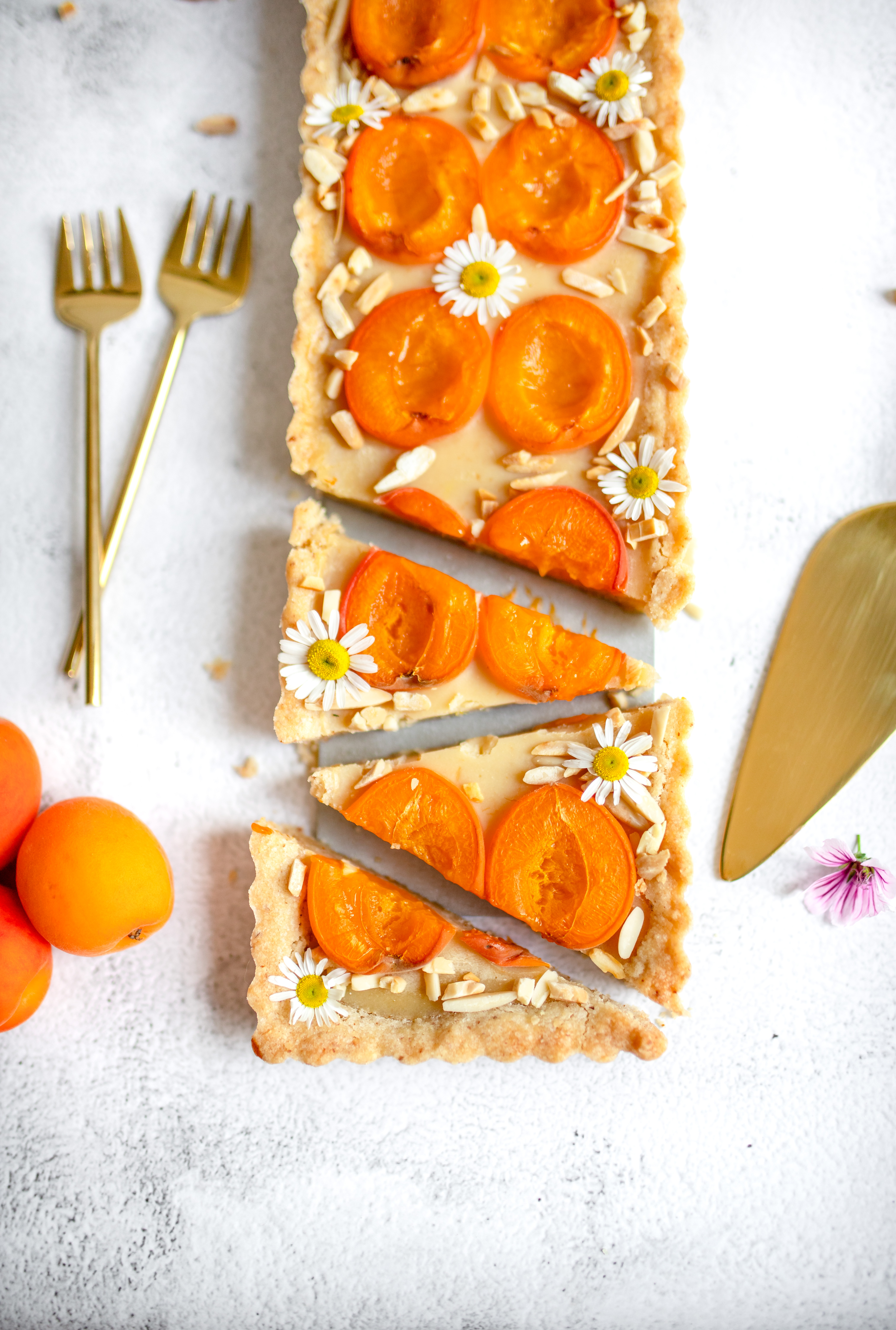 vegane Marillen Tarte