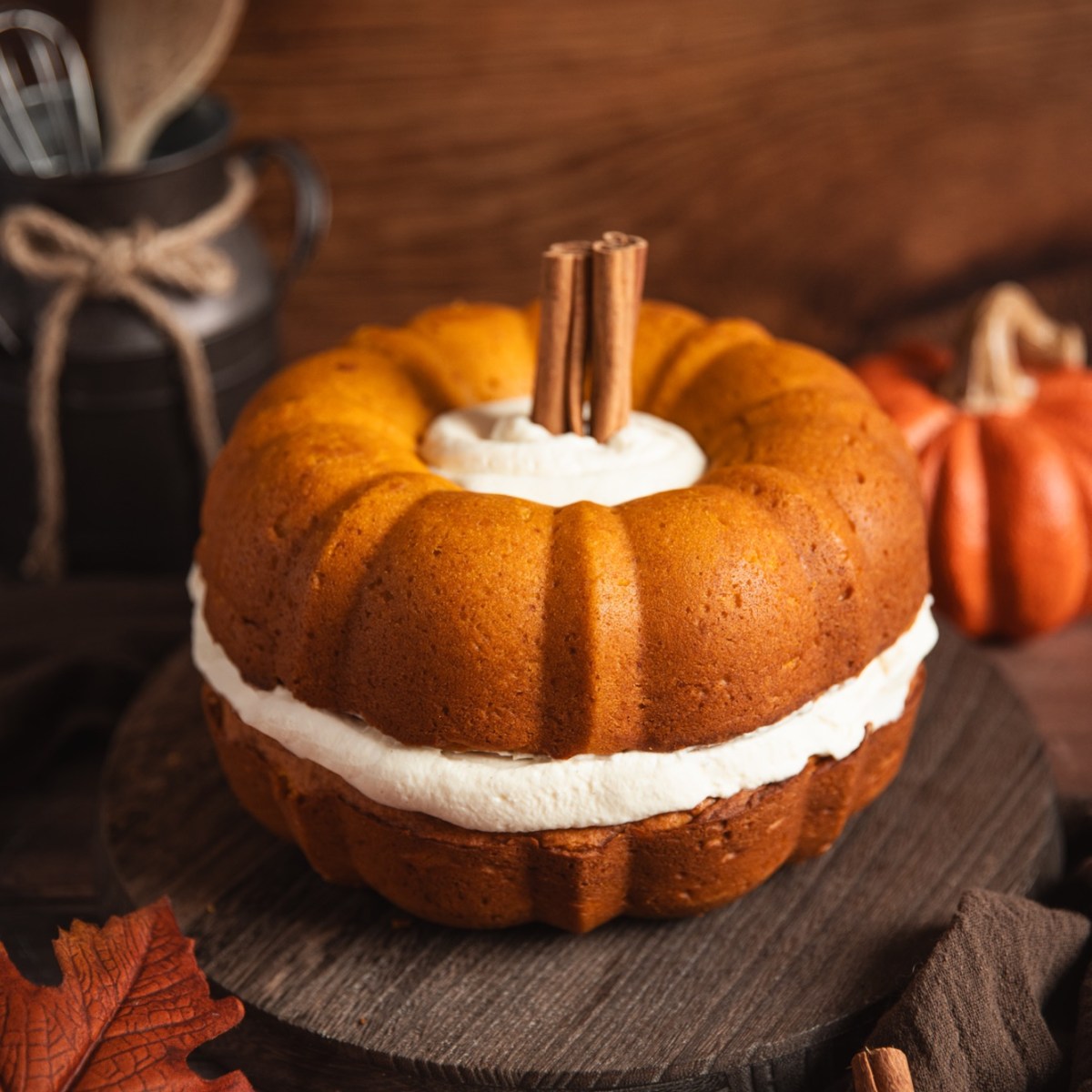 Kürbis-Gugelhupf Torte