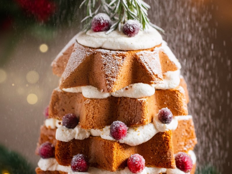 festlich gefüllter italienischer Pandoro&nbsp;🎄⭐️