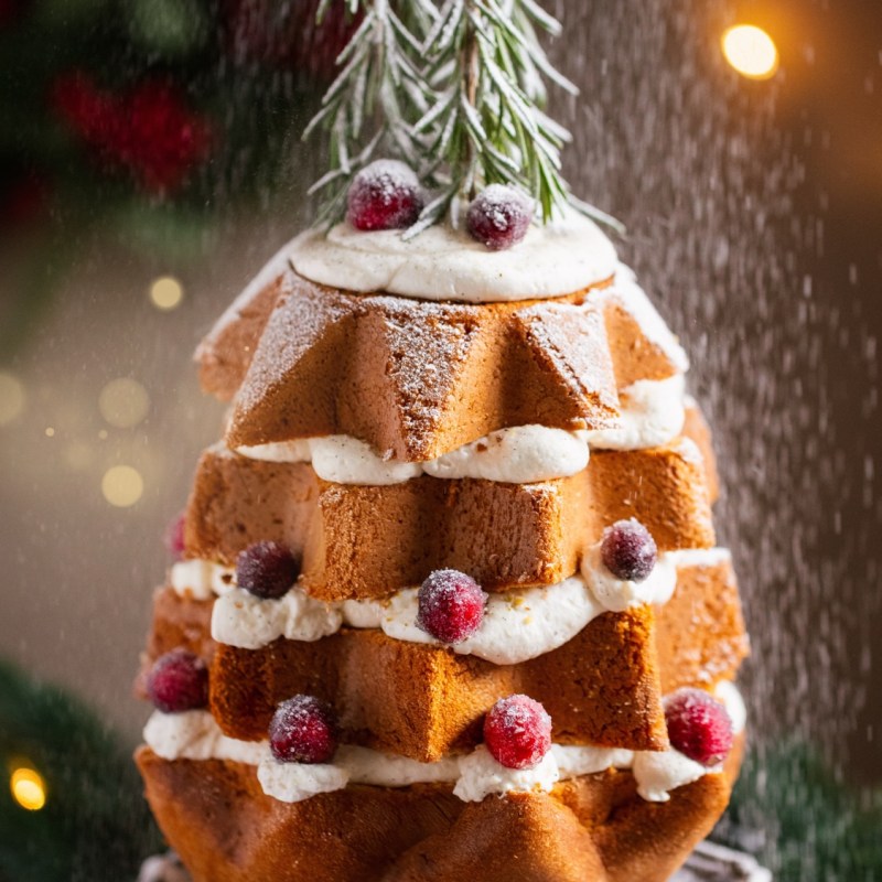 festlich gefüllter italienischer Pandoro&nbsp;🎄⭐️