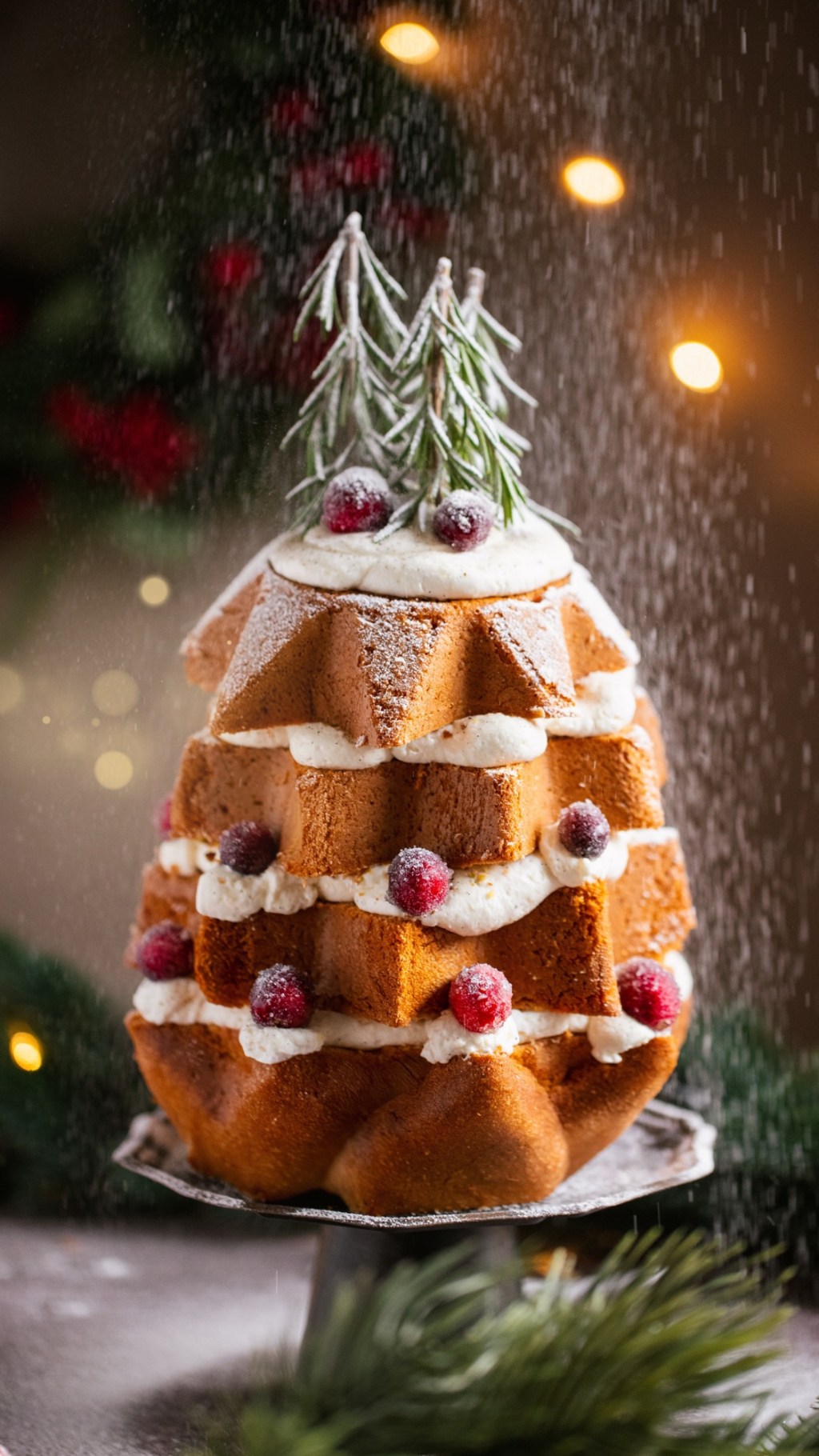 festlich gefüllter italienischer Pandoro&nbsp;🎄⭐️